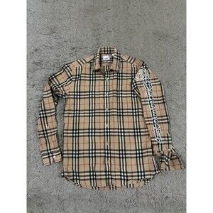 Burberry Brit Women's Brown Nova Check Shirt Size Small